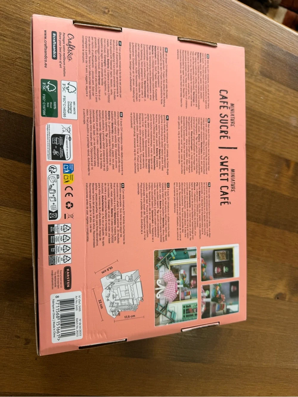 Miniature Sweet Café DIY Kit